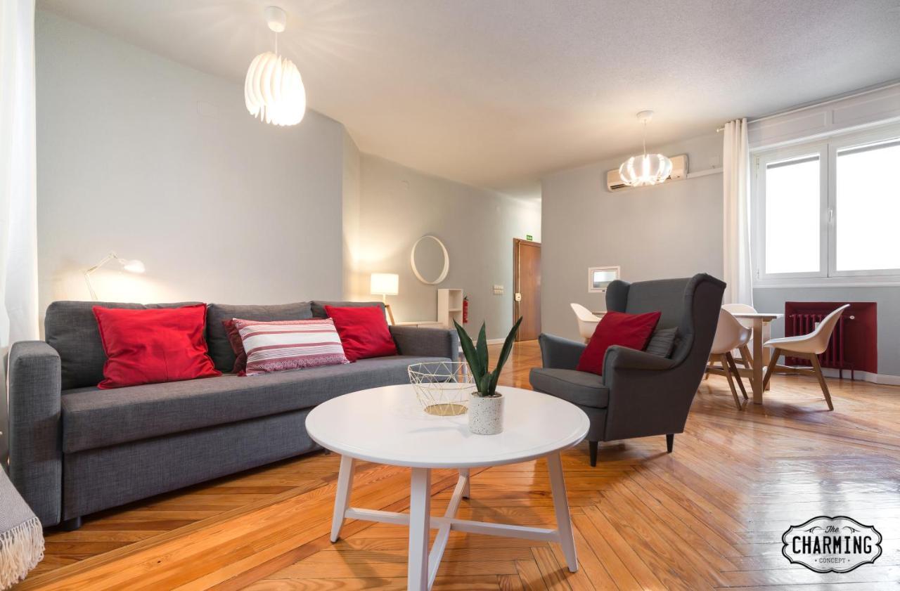 Charming Gran Via Center Apartment Madrid Bagian luar foto
